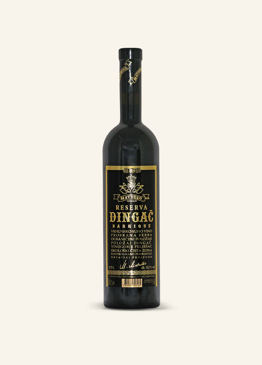 Dingač Reserva barrique Matuško