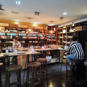 Movia wines in wineshop in Mostar