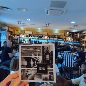 Movia wines in wineshop in Mostar