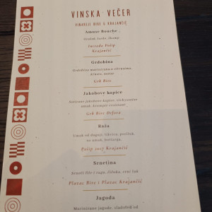 Vina Bire i Krajančić u restoranu Mediterranee